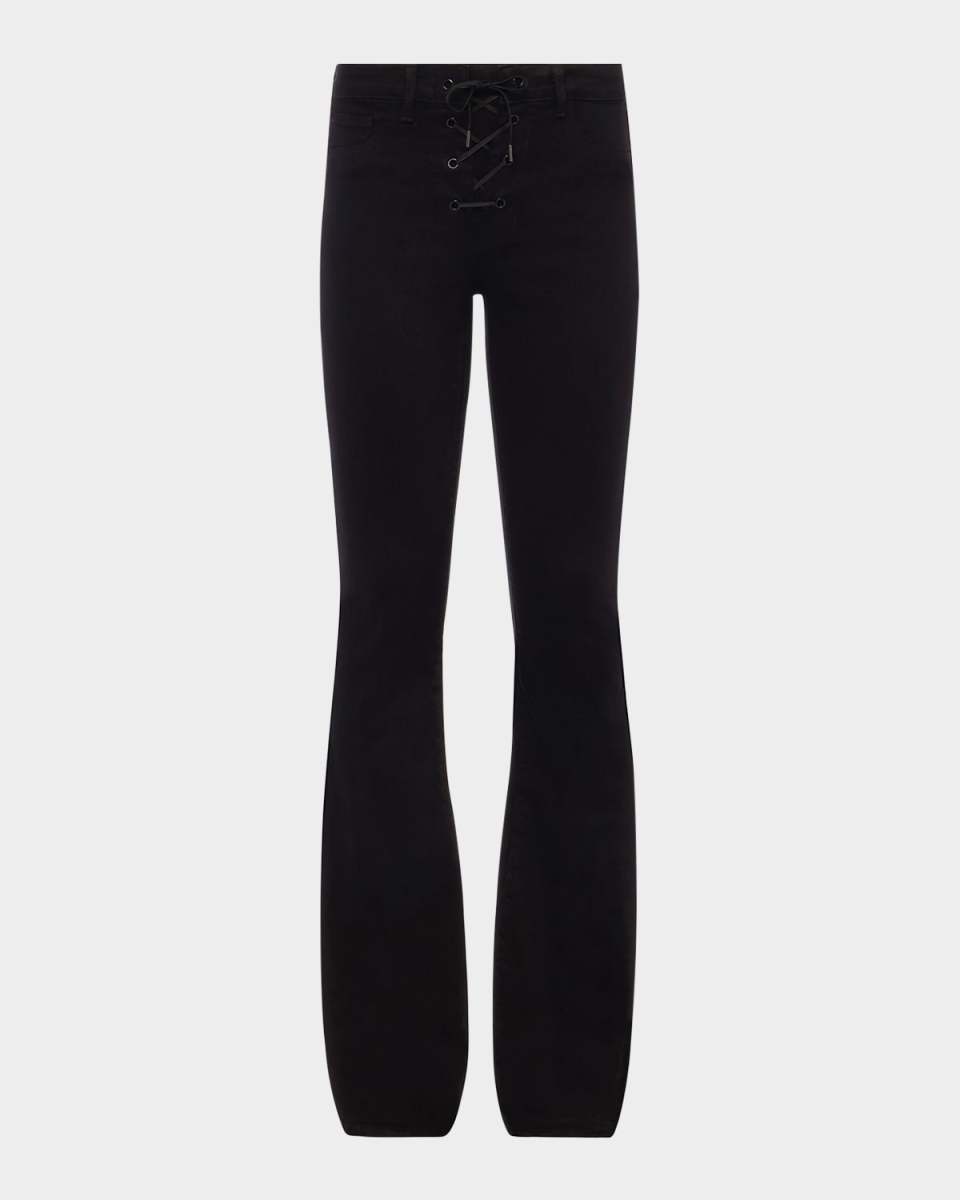 Charis Lace-Up Flare Pants